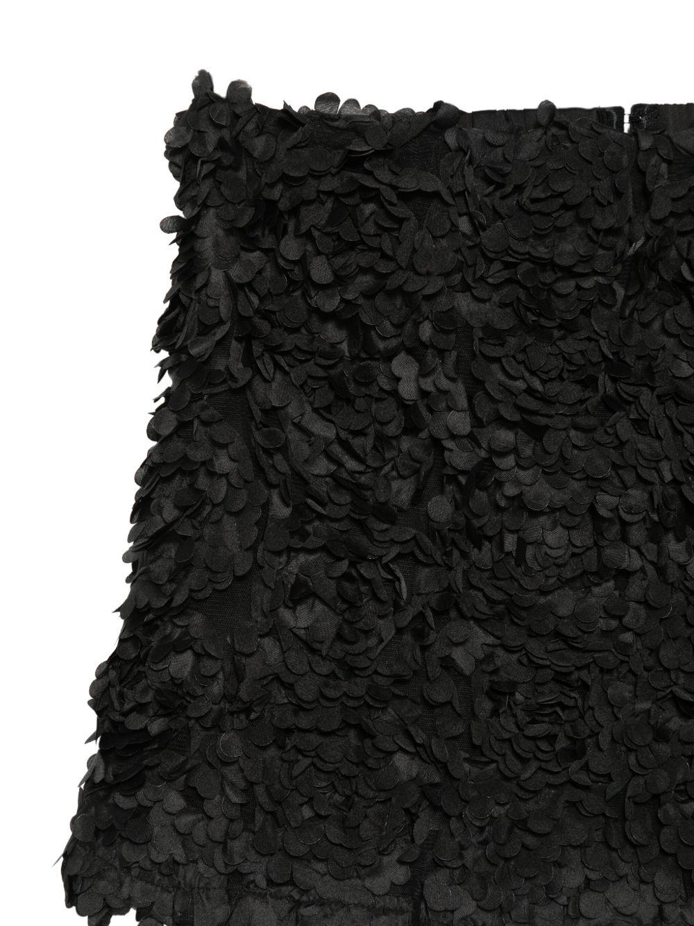 Top per donna Merci nero con design ruches - Rubino Kids