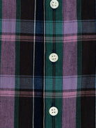 Top per neonata Bonpoint viola con motivo a quadri - Rubino Kids