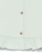 Top per neonata Donsje Francise verde con orlo increspato - Rubino Kids