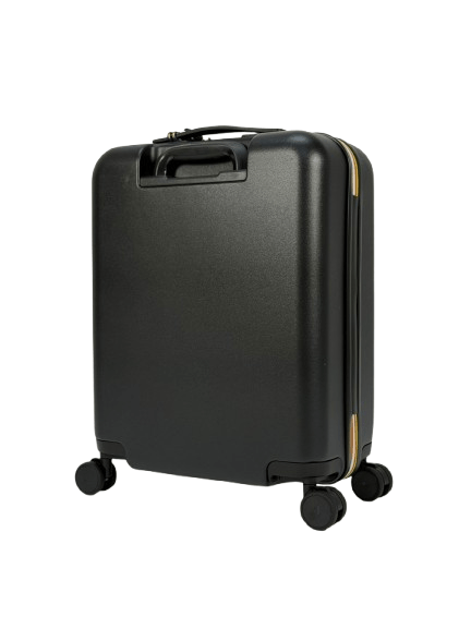 Trolley Eudoxie Logo per bambini K - Way Kids nero con guscio in policabornato - Rubino Kids