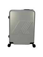 Trolley Eudoxieur per bambini K - Way Kids grigio con monogramma K - Way in rilievo tono su tono - Rubino Kids