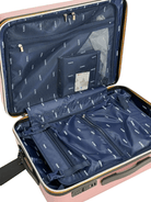 Trolley Eudoxieur per bambini K - Way Kids rosa con monogramma K - Way in rilievo tono su tono - Rubino Kids