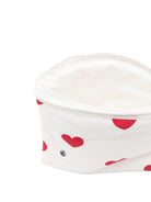 Trousse per neonati Petit Bateau bianca con stampa a cuori - Rubino Kids