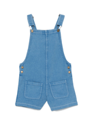 Tuta corta per bambina Louise Misha Atilo in denim - Rubino Kids