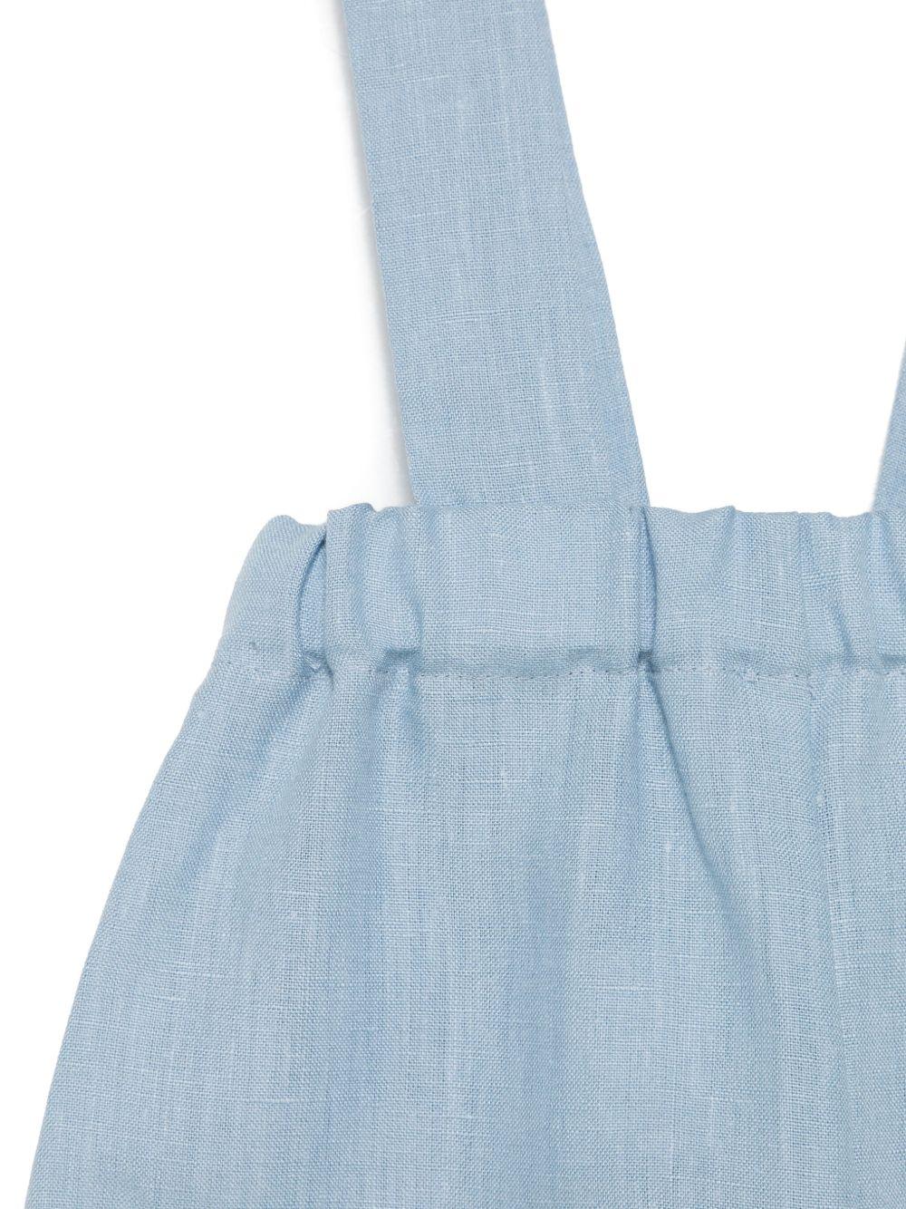 Tuta corta per neonato JESURUM BABY Leo azzurro con chiusura a bottoni - Rubino Kids