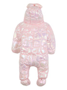 Tuta da neve per neonata Billieblush rosa con design trapuntato - Rubino Kids