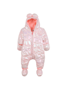 Tuta da neve per neonata Billieblush rosa con design trapuntato - Rubino Kids