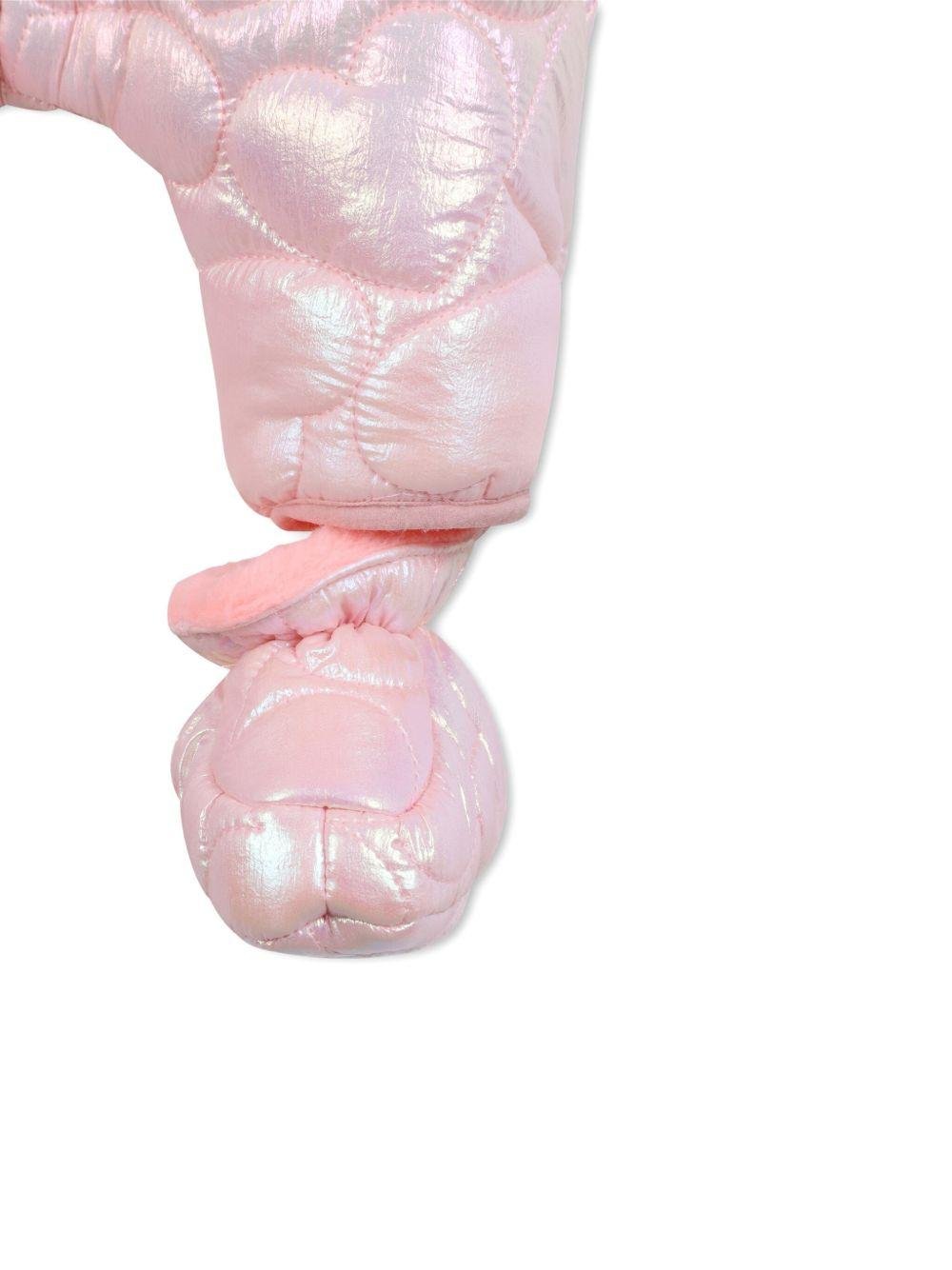 Tuta da neve per neonata Billieblush rosa con design trapuntato - Rubino Kids