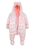 Tuta da neve per neonata Billieblush rosa con design trapuntato - Rubino Kids