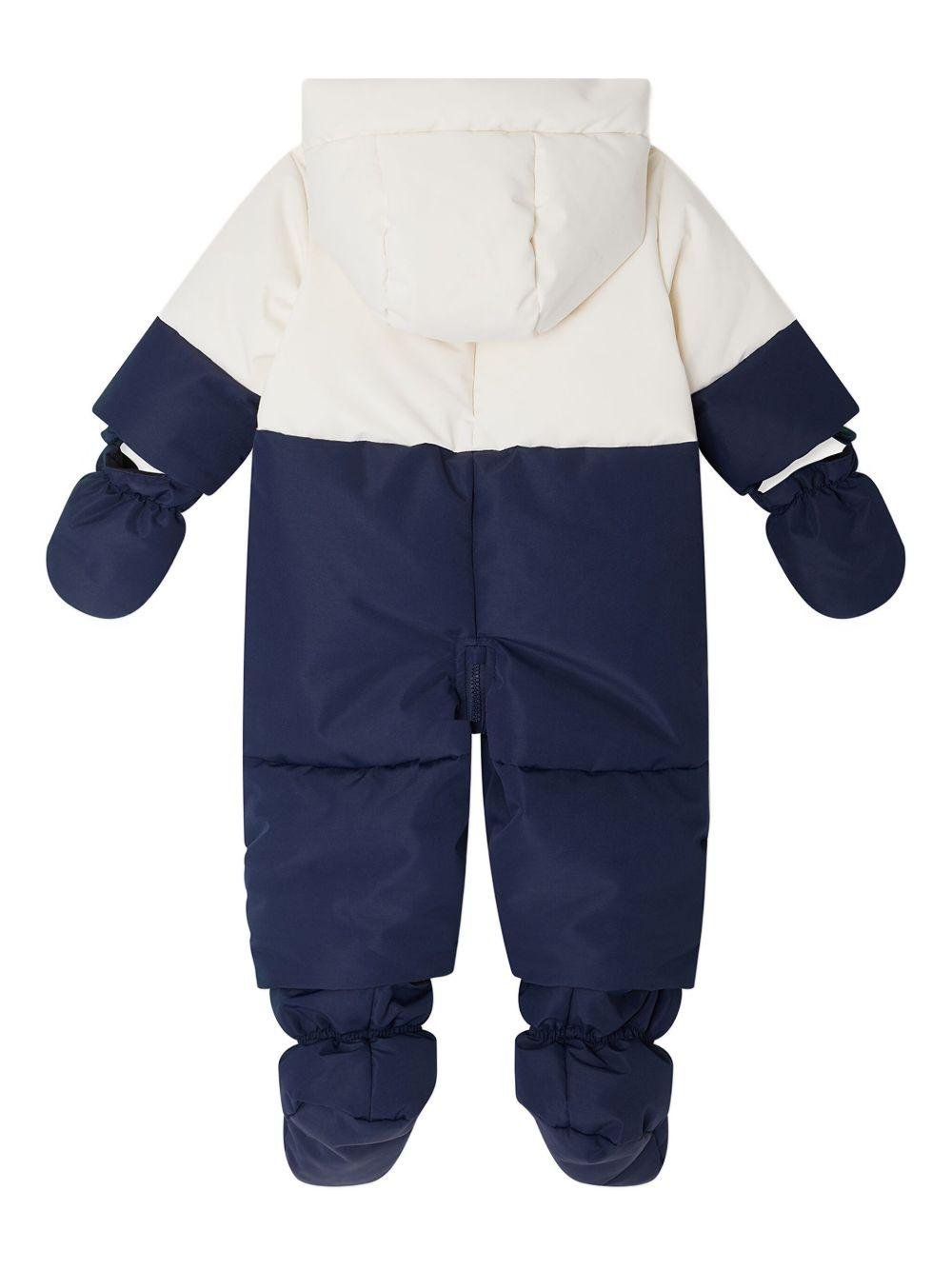 Tuta da neve per neonato Bonpoint blu con cappuccio - Rubino Kids