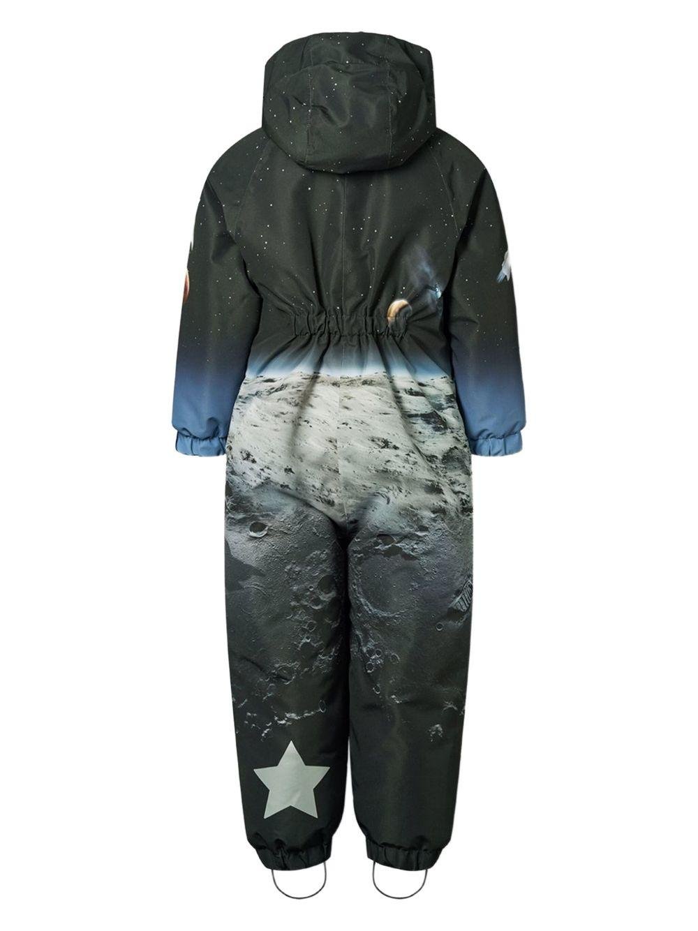 Tuta da neve Polar per bambino Molo multicolore con stampa lunare - Rubino Kids