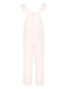 Tuta intera per bambina MC2 Saint Barth Kids bianco a fiori con cut - out - Rubino Kids