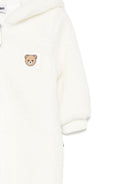 Tuta intera per neonati Moschino Kids bianco Teddy Bear con cappuccio - Rubino Kids