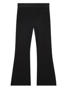 Tuta sportiva per bambina Kenzo Kids nero con logo - Rubino Kids