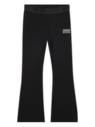 Tuta sportiva per bambina Kenzo Kids nero con logo - Rubino Kids