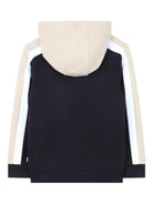 Tuta sportiva per bambino Boss Kidswear nera con design color - block - Rubino Kids