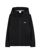 Tuta sportiva per bambino BOSS Kidswear nero con dettaglio logo - Rubino Kids