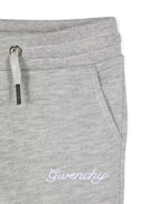 Tuta sportiva per neonata Givenchy Kids grigio con applicazione G e dettaglio glitter - Rubino Kids