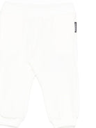 Tuta sportiva per neonata Moschino Kids bianco con ricamo Teddy Bear - Rubino Kids