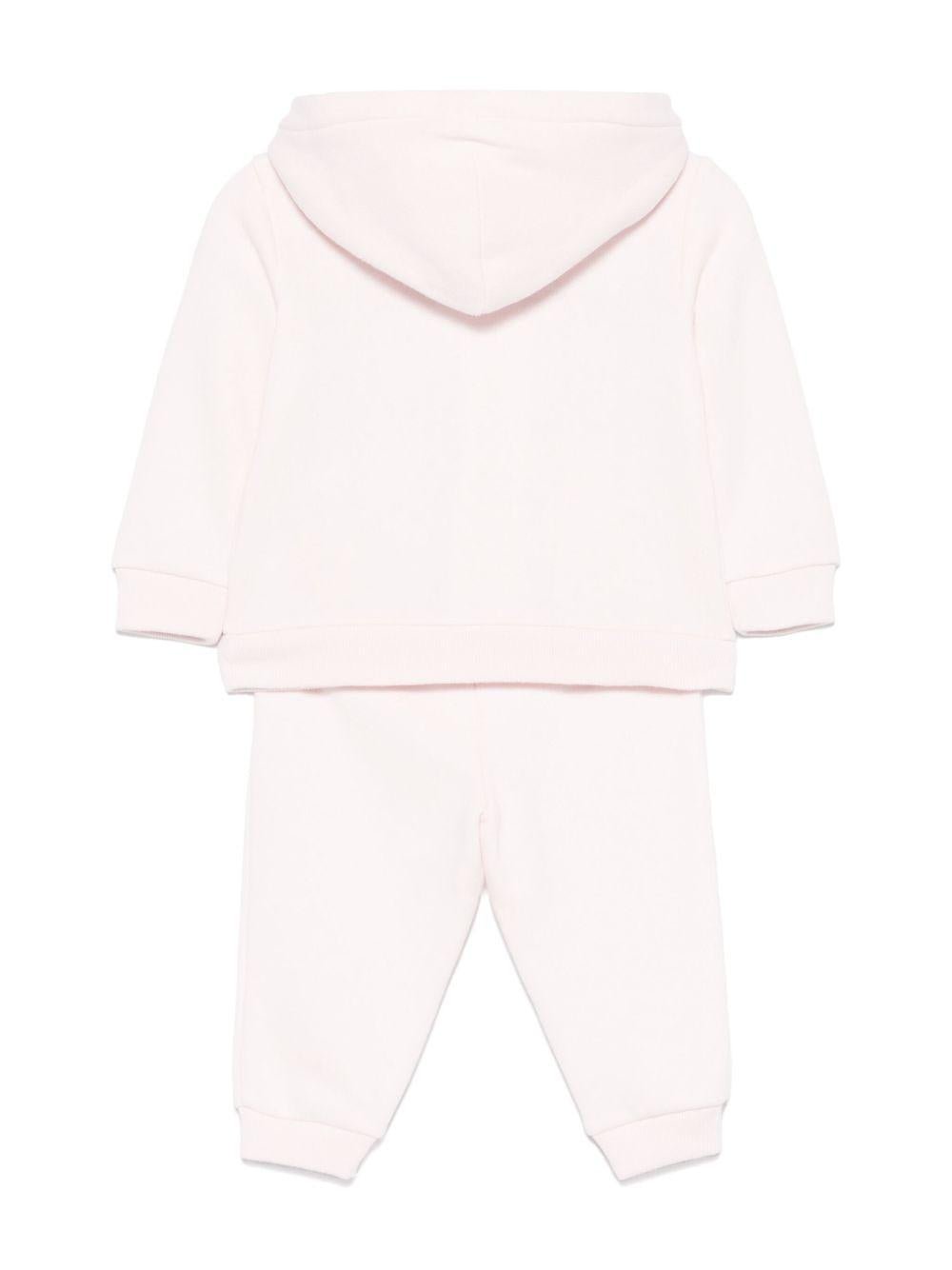 Tuta sportiva per neonata POLO RALPH LAUREN KIDS rosa con cappuccio - Rubino Kids
