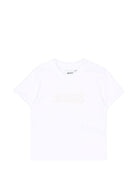 Tuta sportiva per neonato Boss Kids beige con motivo a righe - Rubino Kids