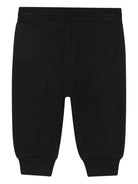 Tuta sportiva per neonato Boss kidswear nera con cappuccio e vita con coulisse regolabile - Rubino Kids