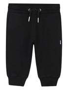 Tuta sportiva per neonato Boss kidswear nera con cappuccio e vita con coulisse regolabile - Rubino Kids