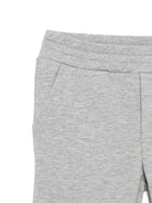 Tuta sportiva per neonato Moncler Enfant grigio con ricamo - Rubino Kids