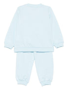 Tuta sportiva per neonato Moschino Kids azzurro con stampa Teddy Bear - Rubino Kids