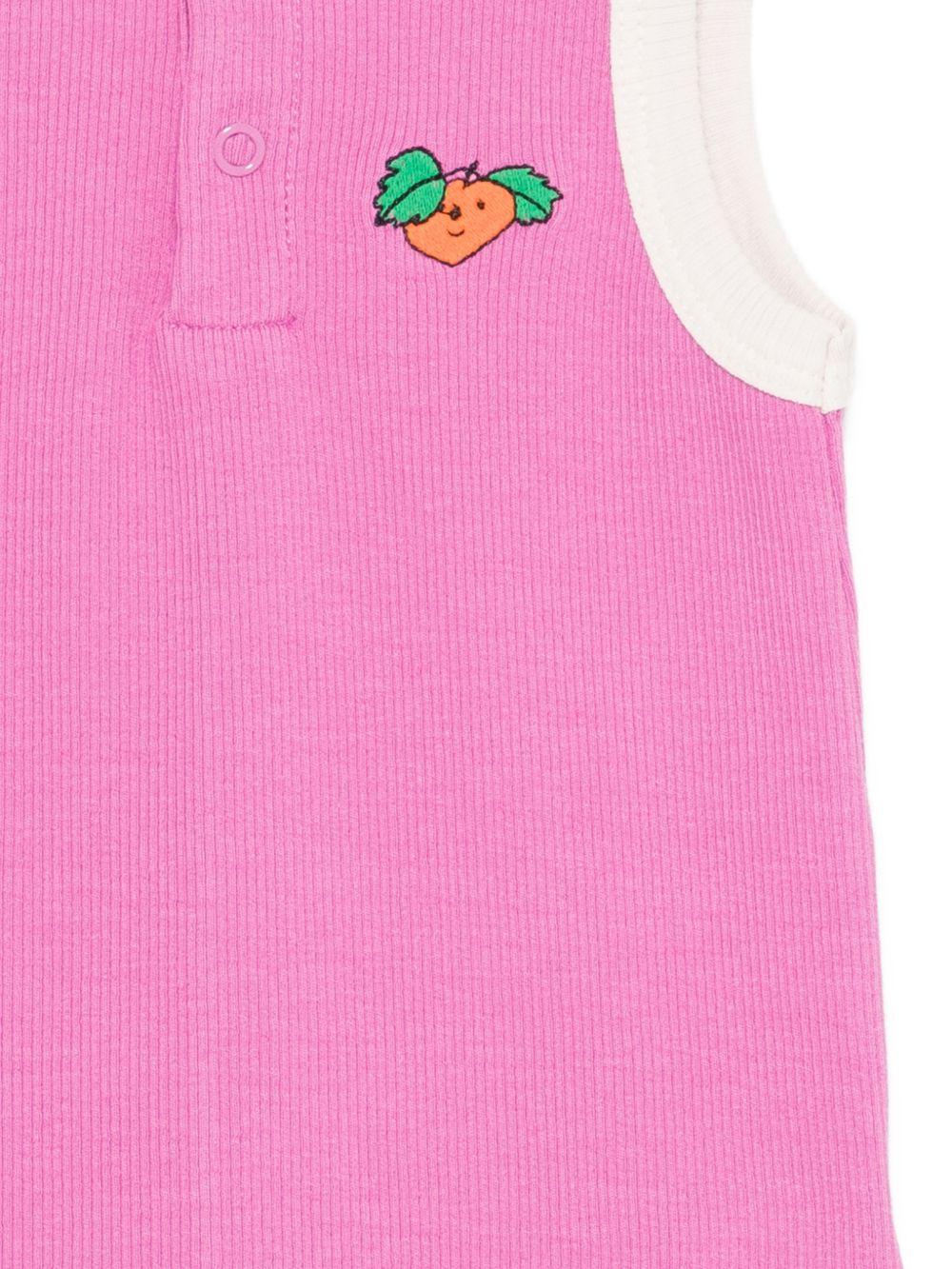 Tutian per neonata Bobo Choses rosa con dettaglio ricamato - Rubino Kids