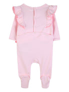 Tutina per neonata Billieblush rosa con ricamo fragola sul davanti - Rubino Kids