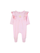 Tutina per neonata Billieblush rosa con ricamo fragola sul davanti - Rubino Kids