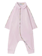 Tutina per neonata Burberry Kids Lilla a quadri con accessori - Rubino Kids