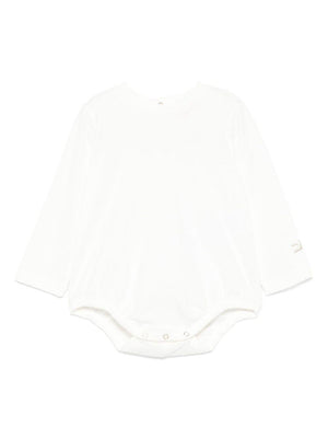 Tutina per neonata Elisabetta Franchi La Mia Bambina bianca con chiusura a scatto