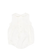 Tutina per neonata Elisabetta Franchi La mia Bambina bianca con colletto Peter Pan - Rubino Kids