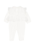 Tutina per neonata Elisabetta Franchi La Mia Bambina bianca con ruches - Rubino Kids