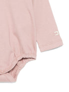 Tutina per neonata Elisabetta Franchi La Mia Bambina rosa con logo ricamato - Rubino Kids