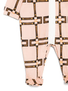 Tutina per neonata elisabetta Franchi La Mia Bambina rosa con motivo geometrico - Rubino Kids