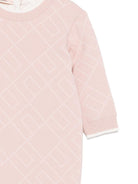 Tutina per neonata Elisabetta Franchi La Mia Bambina rosa con stampa - Rubino Kids