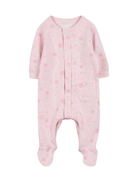 Tutina per neonata Givenchy Kids rosa con stampa 4G all - over - Rubino Kids