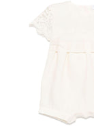 Tutina per neonata JESURUM BABY Piccola Carla beige con dettagli in pizzo - Rubino Kids