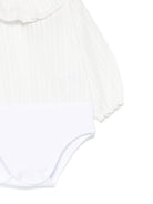 Tutina per neonata La Stupenderia bianca con decorazione a petali - Rubino Kids