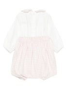 Tutina per neonata La Stupenderia rosa con motivo a quadretti - Rubino Kids