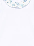 Tutina per neonata Mariella Ferrari bianca con colletto alla Peter Pan - Rubino Kids