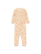 Tutina per neonata Mini Rodini beige con stampa animalier - Rubino Kids
