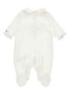 Tutina per neonata Monnalisa bianca con dettaglio fiocco - Rubino Kids