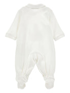 Tutina per neonata Monnalisa bianca con stampa grafica - Rubino Kids