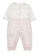 Tutina per neonata Monnalisa rosa con stampa coniglietti - Rubino Kids