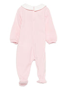 Tutina per neonata Moschino Kids rosa con motivo Teddy Bear - Rubino Kids