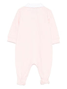 Tutina per neonata Moschino Kids rosa con ricamo Teddy - Rubino Kids